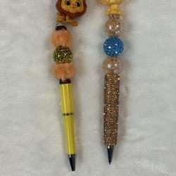 Disney Character Beaded Pens – Cute Handmade Style – $10 Each or Bundle Deal