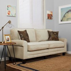 Serta RTA Copenhagen Collection 78" Sofa in Marzipan, CR43541PB