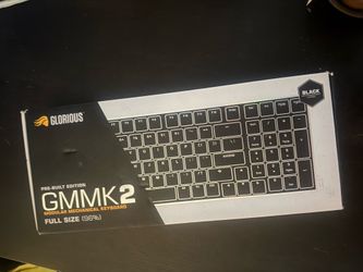 Glorious GMMK 2 (96%) Mechanical Gaming Keyboard – Black, Fox Linear, Hot‑Swap, RGB