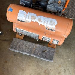 Ridgit.  Double Tank Compressor Run But Will Not Kick In After Air Is Used For Parts Or Fix 