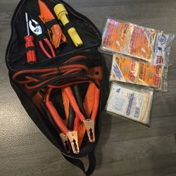 Emergency safety kit,  and car charger.