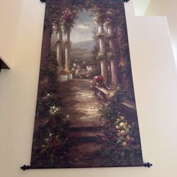 Large Canvas Wall Art w/ Iron Scroll (Mesa, AZ)