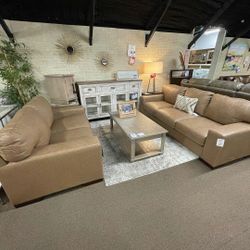Ashley Sofa and Loveseat Lombardia