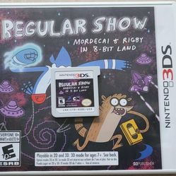 NINTENDO 3DS: REGULAR SHOW: MORDECAI & RIGBY IN 8-Bit LAND 