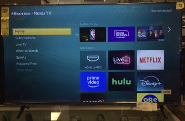 Hisense 40” Class H4 Series FHD Roku Smart Tv