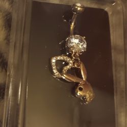 Body Jewelry PLAYBOY Belly Ring 14G *NEW*
