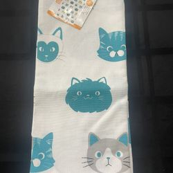 MU Kitchen Cat Themed Designer Dish Towel. 20”x30” 