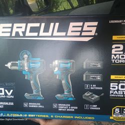 20v Brushless 2 Tools 2 Batteries And Charger Included 