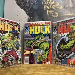 Vintage Hulk Comic Book Set