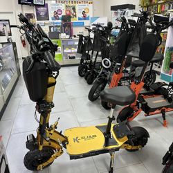 K Cloud K6 Electric Scooter 60MPH! Finance For $50 Down Payment!!