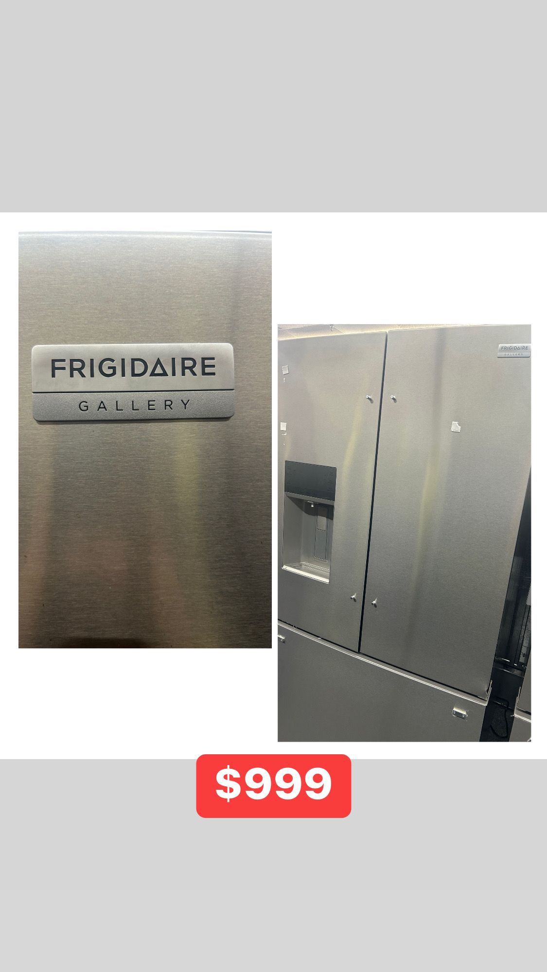 Frigidaire Gallery Refrigerador French Door-New Open Box