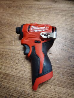 Milwaukee M12 brushless hex impact tool only