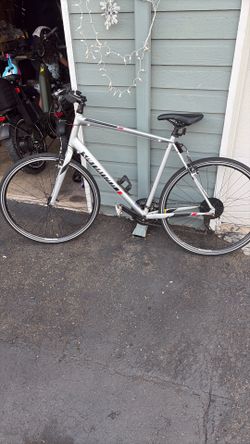Grey bike