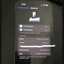 iPhone 14 Pro Max 