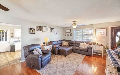 Sectional, Ottoman, and Rocking Recliner