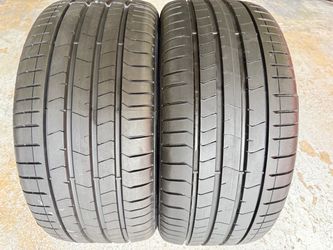 Two Tires 255/35/19 Pirelli P Zero PZ4 with 100% Left Full life BMW Mercedes