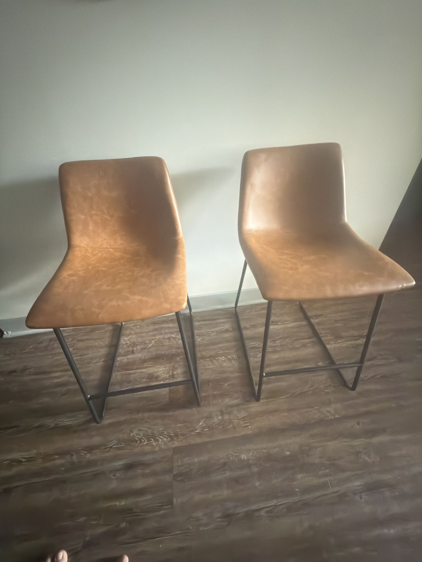 Target Faux Leather Barstools (Set of 2) – $70