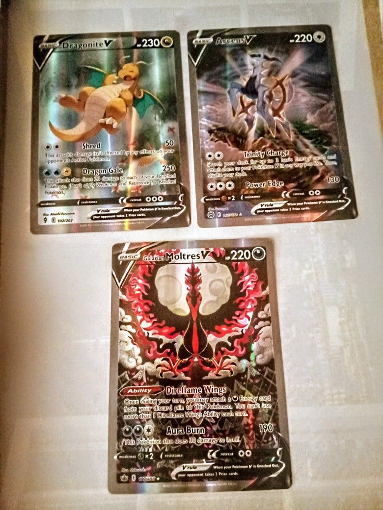 Pokemon V Cards ( JUMBO)