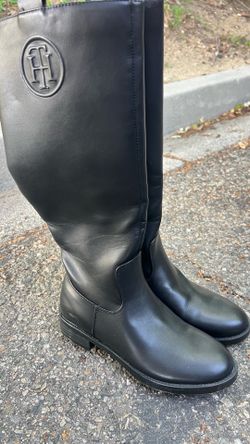 Tall Black Boots – Women’s Size 6 M, Tommy Hilfiger brand