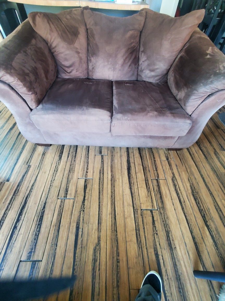 Loveseat Brown Free