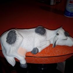Cow Shelf Sitter And A Buddy 