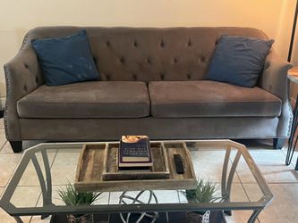 Soft microfiber Sofa and Love Seat set.