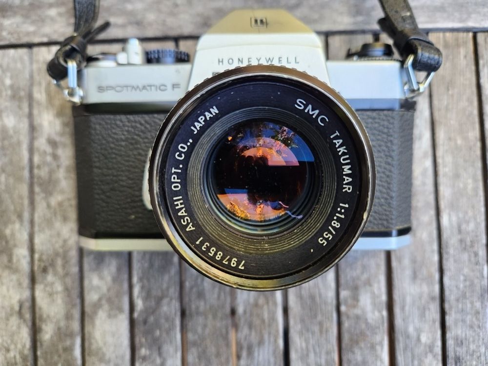 Pentax Spotmatic F 35mm SLR Film Camera w/55mm Asahi Pentax