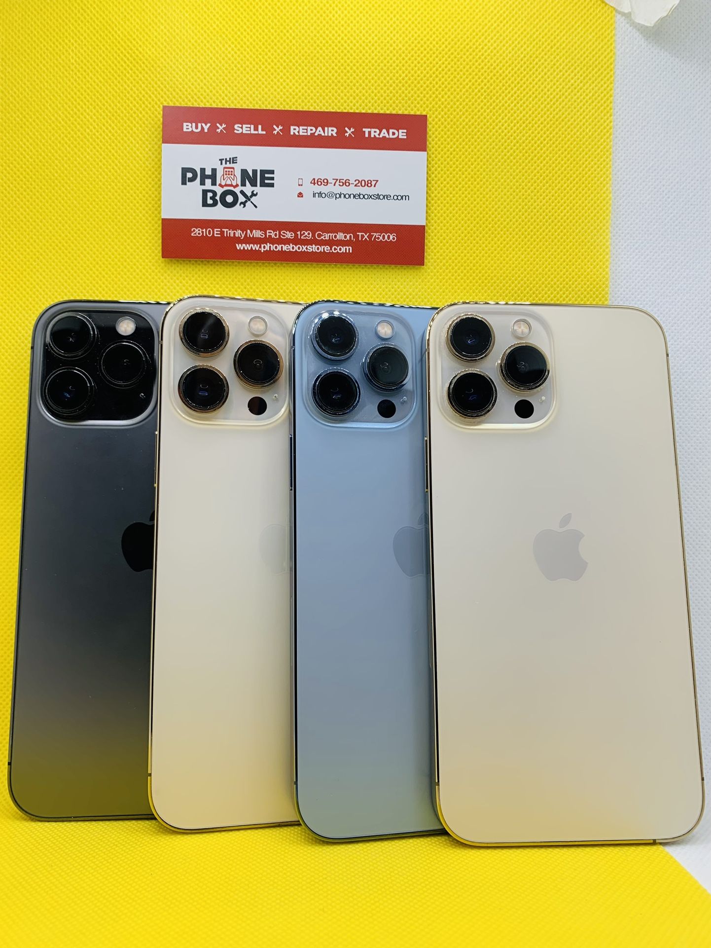 iPhone 13 Pro Max 128gb, 256gb, 1TB With Free Accessories On