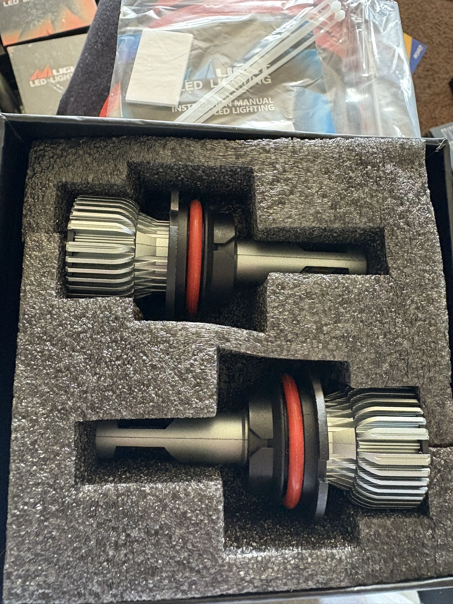 Led Headlight Bulbs High And Low Beam Multiple Sizes 9004 9005 H7 H8 H9 H11 H1 H7 hb4 hb5