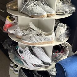 Spinning Shoe Rack White (Brand new)