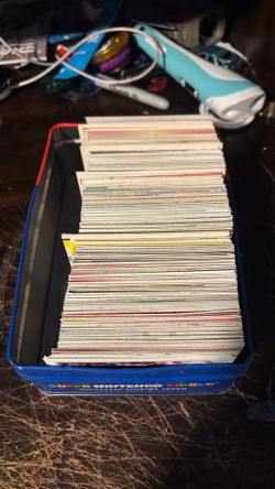 Mix of 349 baseball cards and football cards (mostly baseball)