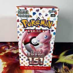 Pokémon 151 Korean Booster Box