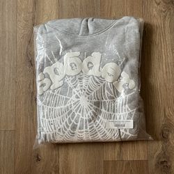 Heather Grey Sp5der Hoodie 🩶