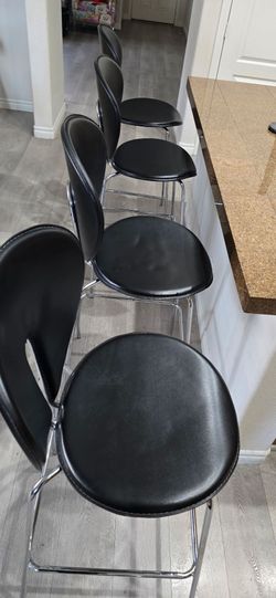 Four Beautiful Tall Bar Stools
