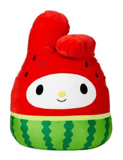 Squishmallows x Sanrio My Melody Watermelon Stuffed Plush Doll X-Large 20" Used
