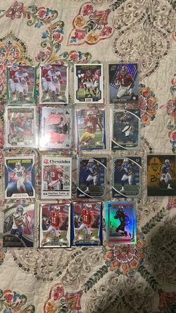 NFL football rookie trading cards for sale