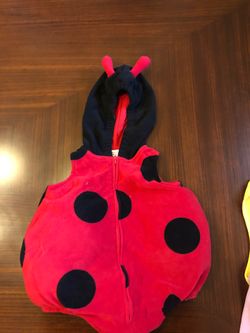 Infant Halloween lady bug costume
