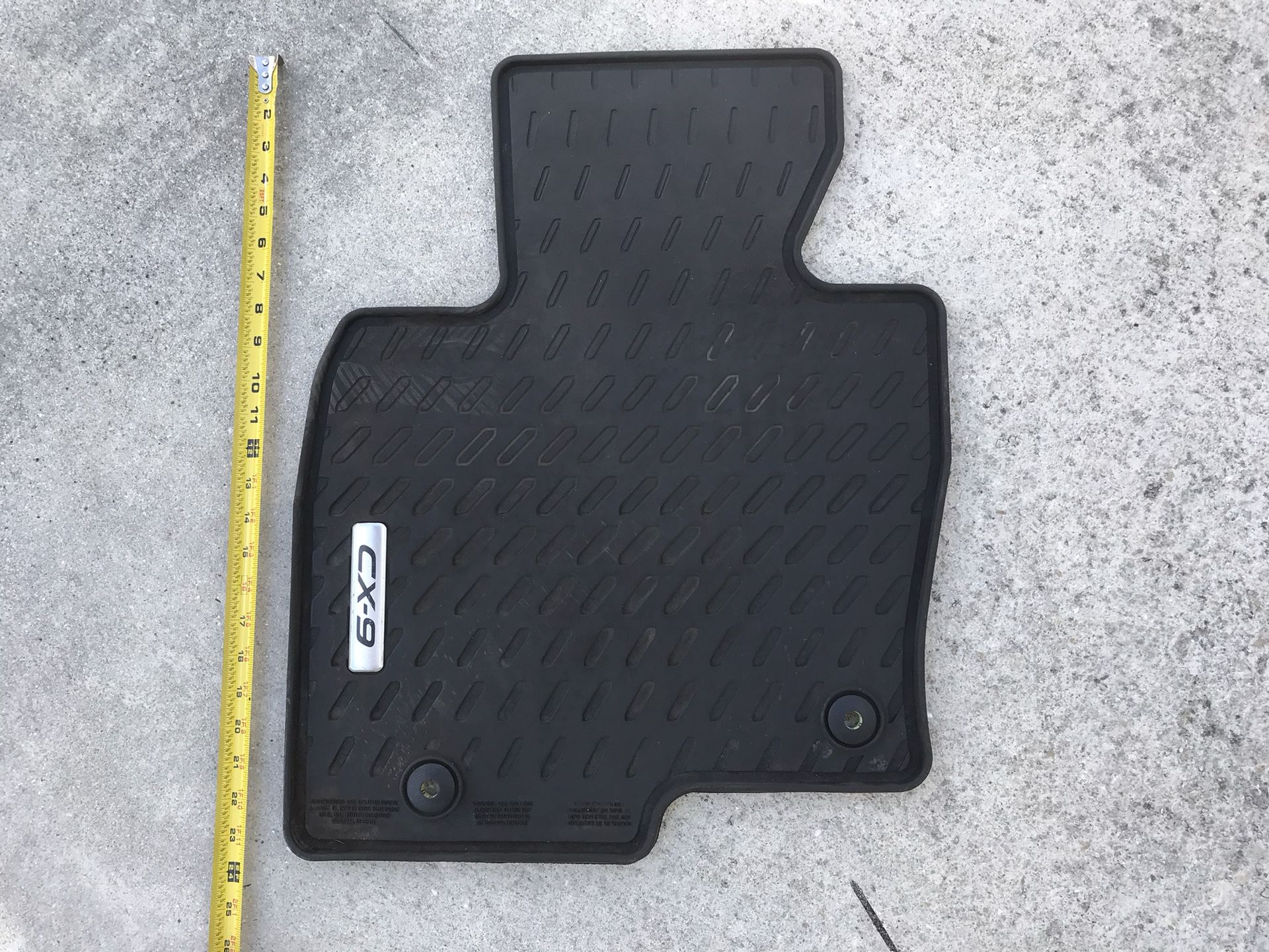 Mazda CX-9 All-weather Floor Mats (Front Set) Barely Used 