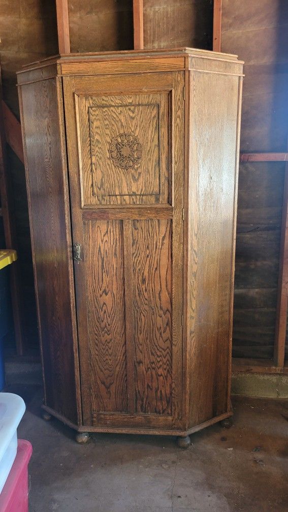 Gorgeous Wood Antique Armoire