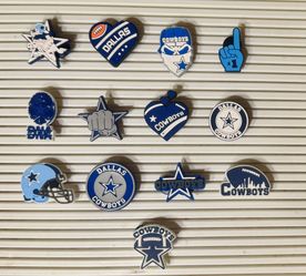 Dallas Cowboys Croc Charms 🐊 