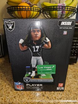 Davante Adams Las Vegas Raiders Next Stop Bobblehead NFL Football, New #'d 216 out of 222