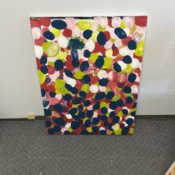 36x30” Stretched Canvas Blank - Hand-Painted - If you don’t like the painting, then get your brush out 