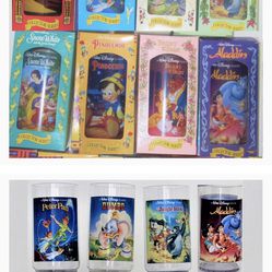 1994 Disney Collectors Glasses from Burger King