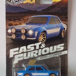 Hot Wheels Fast & Furious 1970 Ford Escort RS1600 — Brand New Carded