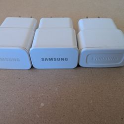 Lot of 5 Retro Phone Chargers – 3 Samsung + 2 Bonus Generic