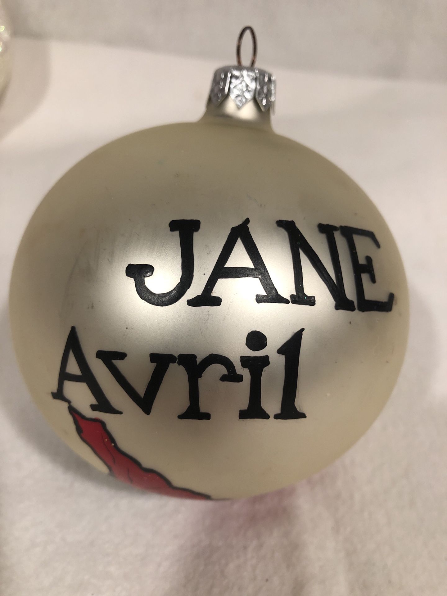 Jane Avril Christmas Ornament
