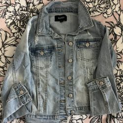 Denim Jacket, KISHES, Size L, Baby Blue