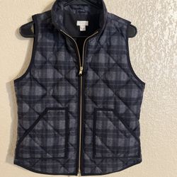 J crew Quilted Vest SZ Small