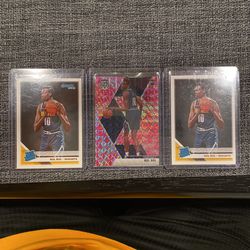 Bol Bol 3 Card Donruss/Pink Mosaic Lot