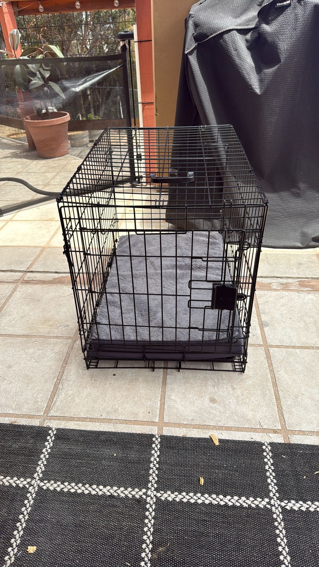 Dog Crate With Bed